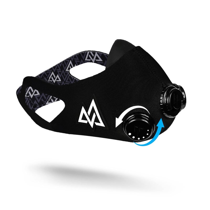 TRAININGMASK - Elevation Training Mask 2.0 - Resistance Training Mask  High Altitude Mask  Workout Mask (Black  Medium) - Image 1